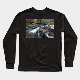 Water fall, Berea, Ohio Long Sleeve T-Shirt